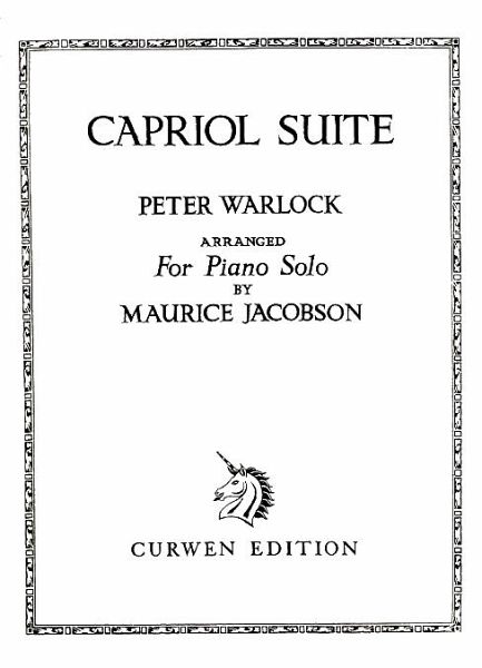 Capriol suite for piano solo