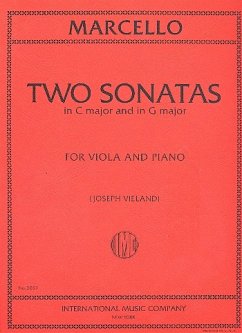 Cover 2 Sonatas G major and C major for viola and piano