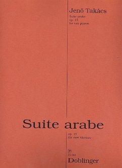 Cover Suite arabe op.15 für 2 Klaviere Spielpartitur