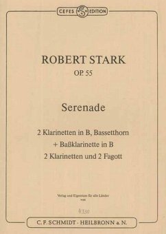 Cover Serenade op.55 für 2 Klarinetten, Bassetthorn und Bassklarinette (2 Klarinetten, 2 Fagotte)