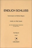 ENDLICH SCHLUSS LIBRETTO (DT) KAMMEROPER