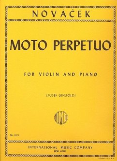 Moto perpetuo for violin and piano