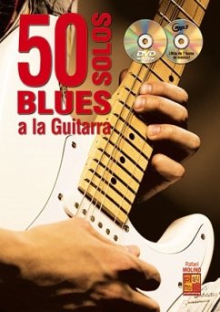 Cover 50 Solos Blues A La Guitarra Gitarre Buch + CD + CD-ROM