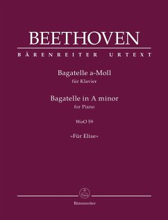 Cover Bagatelle für Klavier a-Moll WoO 59 'Für Elise'