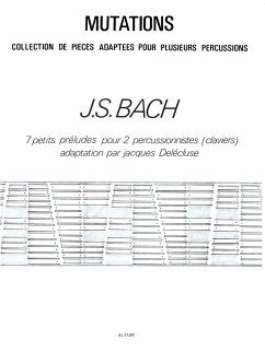Cover 7 PETITS PRELUDES POUR 2 PER- CUSSIONISTES (CLAVIERS) MUTATIONS 2PARTITIONS