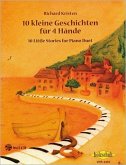 10 kleine Geschichten für 4 Hände, Klavier 4-händig, mit Audio-CD