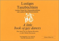 Cover Lustiges Tanzbüchlein leichte Tänze für 2 Sopranblockflöten Partitur