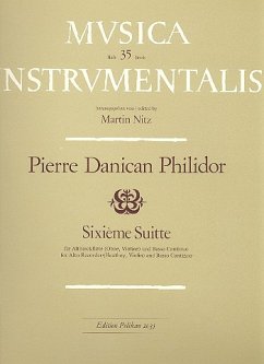 Cover Sixičme Suitte für Altblockflöte (Oboe, Violine) und Bc