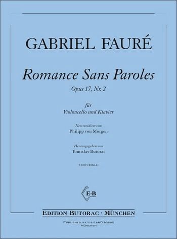 Romance sans paroles op.17,2 für Violoncello und Klavier