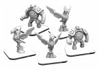 Gargoyle Monoliths and Temple Monoliths  Monsterpocalypse First Guardians Units (metal)