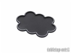 Cover Movement Tray - Rounded Edge - 25mm 10s Cloud - Black-Silver