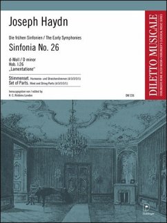 Sinfonie d-Moll Nr.26 Hob.I:26 für Orchester Stimmenset (Harmonie und 4-3-2-2-1)