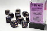 SpeckledŽ 16mm d6 Golden Cobalt Dice Block (12 dice)