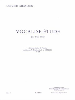 Vocalise-étude pour voix élevées