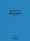 Olga Neuwirth, Akroate Hadal Streichquartett Stimmen-Set