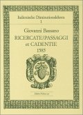 Italienische Diminutionslehre Band 1 Ricercate, Passaggi et Cadenti für Flöte und Violine