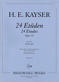 Kayser, Heinrich Ernst 24 Etüduen op 55 Viola solo