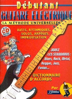 Cover Débutant guitare éléctrique (+CD): pour guitare/tablature