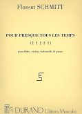 Pour presque tous les Temps op.134 pour flute, violon, violoncelle et piano, parties