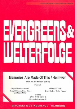 Cover Memories are made of this: Einzelausgabe Gesang und Klavier (dt/en)