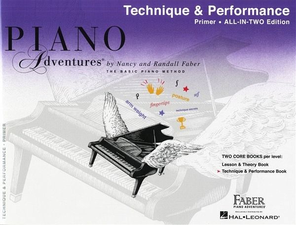 Piano Adventures All-In-Two Primer Tech. & Perf. Piano Adventures All-In-Two Primer Tech. & Perf.