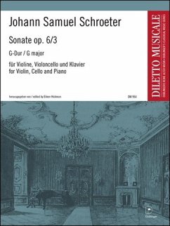 SONATE G-DUR OP.6,3 FUER VIOLINE VIOLONCELLO UND KLAVIER HICKMANN, EILEEN, ED.