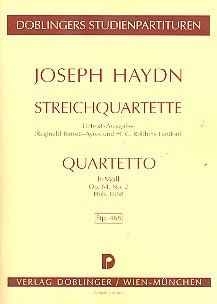 Streichquartett h-Moll op.64,2 Hob.III:68, Studienpartitur