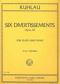6 Divertissements op.68 for flute and piano