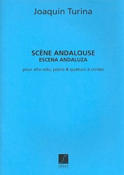 Scene andalouse pour alto solo, piano et quatuor a cordes, partition+parties