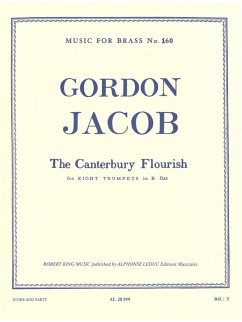 JACOB CANTERBURY FLOURISCH 8 TRUMPETS/SCORE AND PARTS(PTION/PTIES)MFB160 JACOB CANTERBURY FLOURISCH 8 TRUMPETS/SCORE AND PARTS(PTION/PTIES)MFB160
