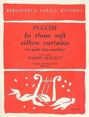 In quelle trine morbide for soprano and piano (en/it) In quelle trine morbide for soprano and piano (en/it)