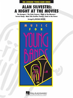 Cover Alan Silvestri, Alan Silvestri: A Night at the Movies Concert Band/Harmonie Partitur + Stimmen