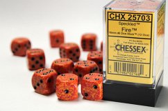 SpeckledŽ 16mm d6 Fire Dice Block (12 dice)