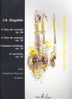 Cover 4 morceaux pour saxophone tenor en sib et piano