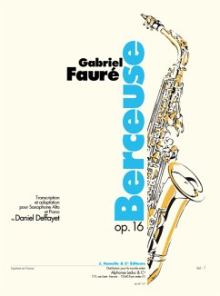 Cover Berceuse op.16 pour saxophone alto et piano