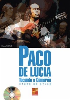Cover Claude Worms, Paco de Lucia, Tocando a camaron Gitarre Buch + CD