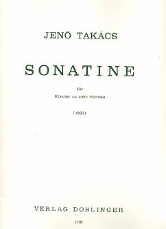 Cover Sonatine für Klavier (1923)