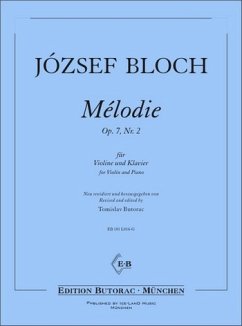 Mélodie op.7,2 für Violine und Klavier Cover Mélodie op.7,2 für Violine und Klavier