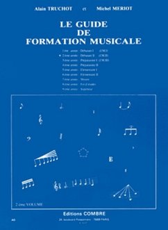 TRUCHOT Alain / MERIOT Michel Guide de formation musicale Vol.2 - débutant 2 formation musicale Partition