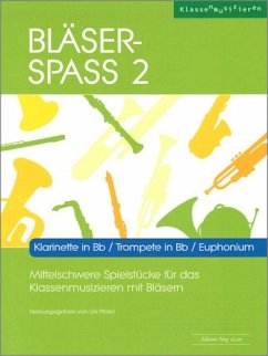 Cover Bläser-Spaß Band 2 (+CD) für Blasorchester Klarinette / Trompete / Euphonium