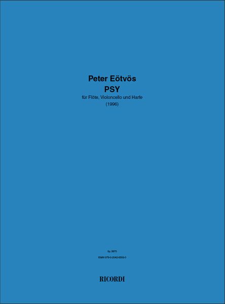 Peter Eötvös, PSY Flute, Cello, Harp Partitur-Set