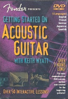 GETTING STARTED ON ACOUSTIC GUITAR DVD-VIDEO (EN/FR/DT/JAP/SPAN)