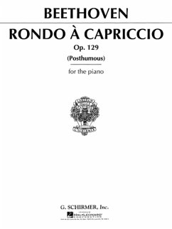 Cover Ludwig van Beethoven, Rondo A Capriccio Op.129 Klavier Buch