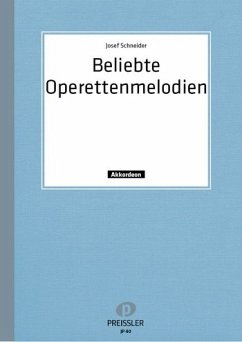 Cover Beliebte Operetten-Melodien für Akkordeon