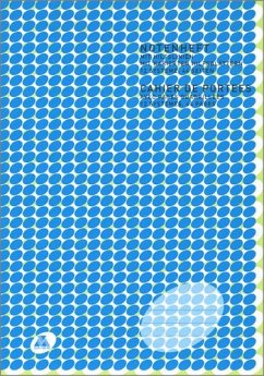 Cover Notenheft Din A4 hoch 12 Systeme mit Hilfslinien und Zwischenblatt kariert