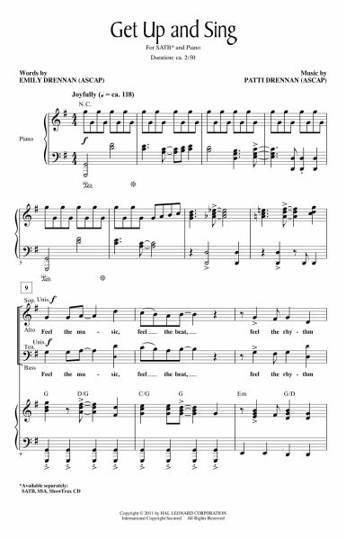 Get Up and Sing! Chor CD Get Up and Sing! Chor CD