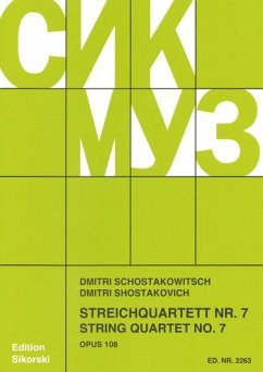 Cover Streichquartett Nr.7 op.108 Stimmen