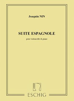Cover Suite espagnole pour violoncelle et piano