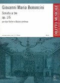 Sonata a tre d-Moll op.1,6 für 2 Violinen und Bc Partitur und Stimmen