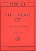 Siciliano for cello and piano